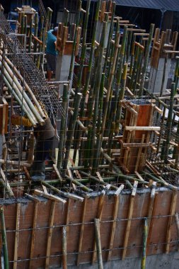 Betonda takviye bar inşaatı