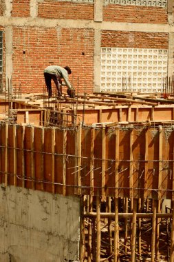 Hindistan 'da inşaat alanı