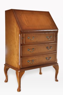 Ceviz kahverengi Vintage Bürosu