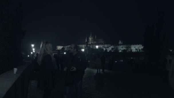 Pražské katedrály sv. Víta, Praha, St. Nicholas, střecha Praha, — Stock video