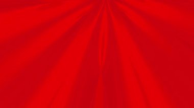 Canlı kırmızı soyut ve yukarıdan hareket eden ışık huzmeleri.