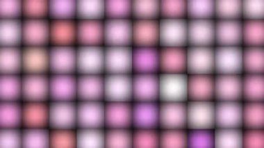 Yumuşak pastel renkli kareler soyut dinamik arkaplanda şekil değiştiriyor