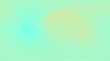 Yumuşak akan gradyan animasyonu pastel yeşil ve açık mavi tonlarda