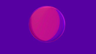 Teknoloji tasarımı için büyüleyici enerji hatlarına sahip dinamik mor küre