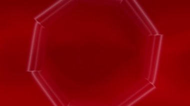 Dinamik koyu kırmızı gradyan ekran boyunca kayıyor, zarif hareket grafiği