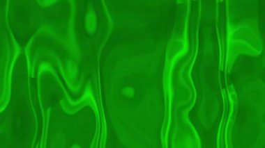 Enerjik neon yeşil parlak dalgalarla dinamik sıvı hareketi soyut