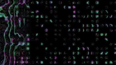 Dinamik soyut deniz mavisi dalgaları ve geometrik formlar görsel akış oluşturur