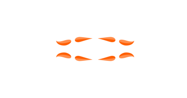 Siyah arkaplanda canlı turuncu ifade