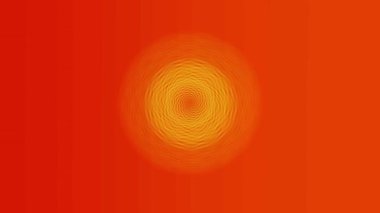 Dinamik eşmerkezli daireleri olan canlı turuncu arkaplan