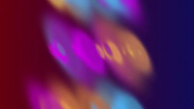 Harekete geçen canlı renkli ışık izleri