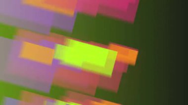 Dinamik hareketlerde canlı geometrik şekiller