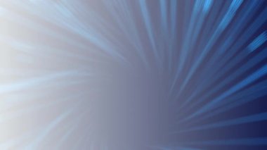 Parlak kaynaktan yayılan dinamik mavi ışık ışınları