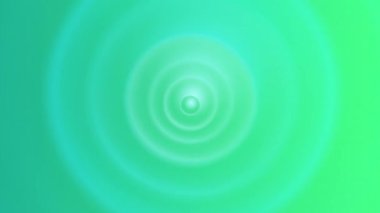 Dinamik eşmerkezli daireleri olan canlı yeşil arkaplan