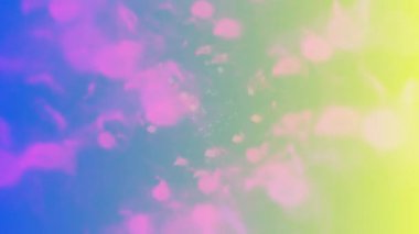 Hareketli renkli bokeh ışıkları