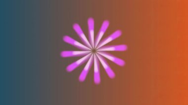 Değişken arkaplanda canlı mor bir çiçek patlaması