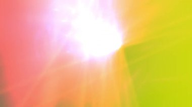 Vibrant colorful light rays shining bright