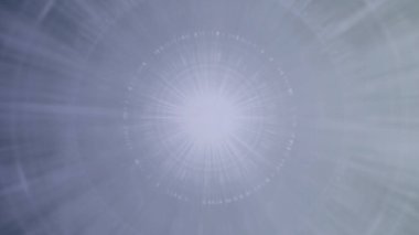 Parlak ışık soyut gri arkaplanda ışıldıyor.