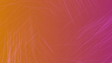 Dinamik pembe ve turuncu gradyan çizgileri olan canlı soyut arkaplan
