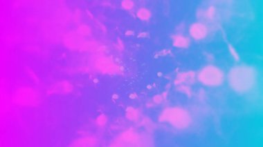 Parlayan bokeh ışıkları ile canlı mor ve mavi arkaplan