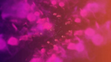 Renkli pembe ve turuncu soyut arka plan ve Bokeh ışıkları