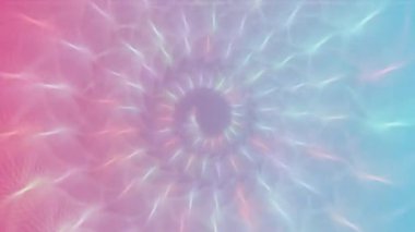 Işıl ışıl dairesel desenli parlak pembe ve mavi soyut arkaplan