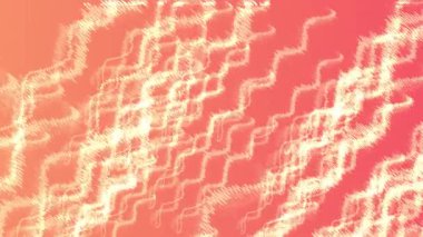 Dinamik beyaz zikzak desenli canlı turuncu arkaplan