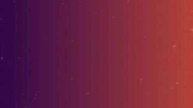 Pırıl pırıl yıldızlı parlak mor-turuncu arkaplan