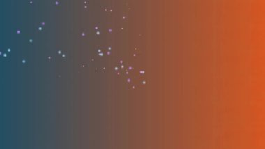 Parlak noktalı parlak turuncu ve mavi renkli arkaplan