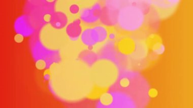 Renkli bokeh ışıkları ile canlı soyut arkaplan