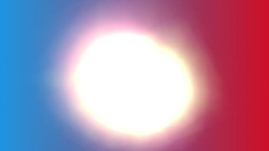 Parlak beyaz ışıkla renkli gökyüzünde canlı gün batımı