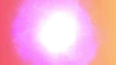 Parlak beyaz merkezli canlı pembe ve turuncu gradyan