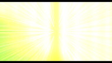 Dinamik ışınlarla canlı sarı ve yeşil ışık patlaması