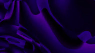 Akan eğriler ve dinamik ışıklandırma efektleriyle canlı mor soyut tasarım