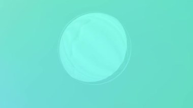 Düz turkuaz sıvı arkaplanda sıçrama