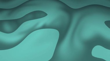 Düz akış şekillerine sahip Teal soyut arkaplanı