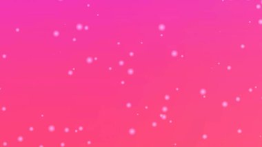 Işıl ışıl beyaz noktalı canlı pembe arkaplan