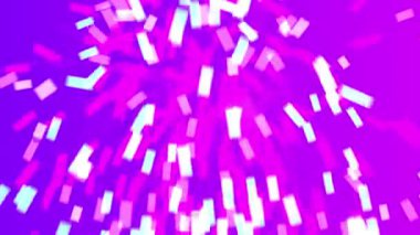 Canlı pembe ve mavi dikdörtgenlere sahip dinamik mor arkaplan, enerji ve modernlik aktarımı, teknoloji ve yaratıcı projeler için mükemmel