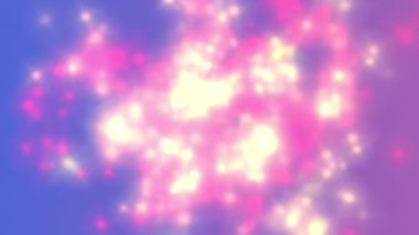 Mavi arka planda bu canlı pembe ve mor bokeh ışıklarıyla büyüleyici bir ortam yaratın. Tasarımlarınıza zerafet ve sofistike bir dokunuş katmak için mükemmel. Şenlikli kutlamalar, partiler ve etkinlikler için ideal.