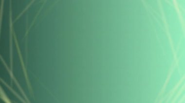 Yaratıcı projeler veya modern tasarımlar için parlak çizgileri olan zarif yeşil arkaplan