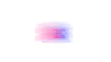 Beyaz üzerinde canlı pembe ve mavi soyut fırça darbeleri