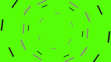 Soyut siyah ve gri çizgileri olan canlı yeşil arkaplan