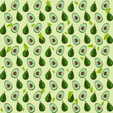 Avokado desen arka plan