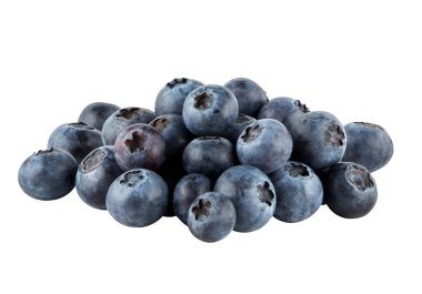 Blackberry yığın kırpma yolu ile izole beyaz arkaplan kesilir