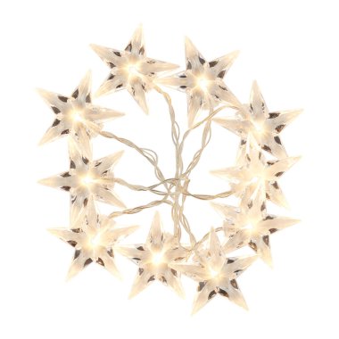 Taze jambon, salam, temiz plastik tepsilerde dilimlenmiş boş etiketlerle izole edilmiş, kırpma yolu ile beyaz arka plan..