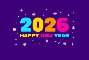 Bu renkli görüntü 2026 yılını mutlu bir yılla gösteriyor..