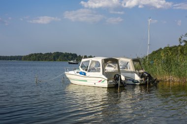 Boote auf dem Rheinsberger See