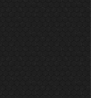 Metal, taş parlak noktalar ile koyu gri altıgenler. Sorunsuz vektör doku. Teknoloji seamless modeli.