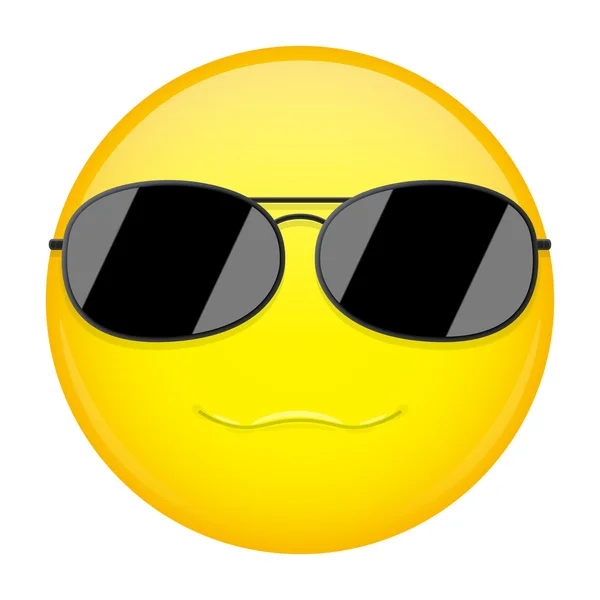 Good Idea Emoji Thumbs Up Emotion Cool Guy With Sunglasses Emoticon