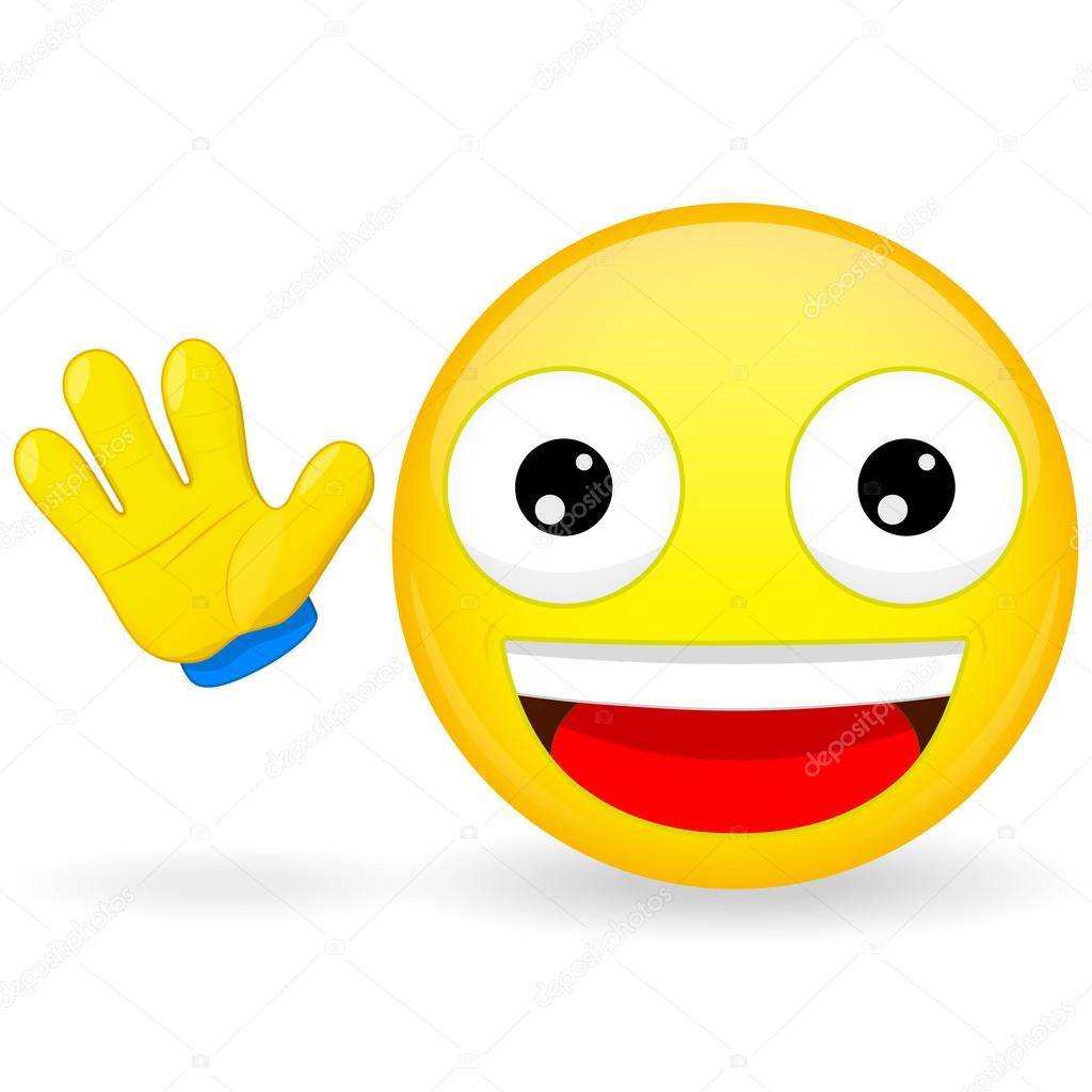 Hello Emoticon Emoticon Waves His Hand Joyful Emoticon Pleased Emoji Happy Emotion Vector Illustration Smile Icon Stock Vector Image By C Khajiit Hello Emoticon Emoticon Waves His Hand Joyful Emoticon Pleased Emoji Happy Emotion Vector Illustration Smile Icon Stock Vector Image By C Khajiit