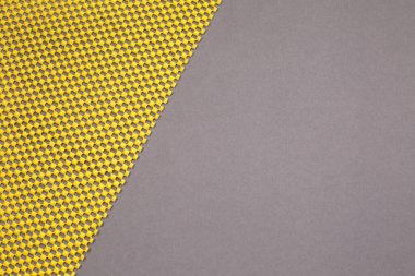 Soyut modern Sarı ve Gri arka plan. 2021 yılının renkleri.